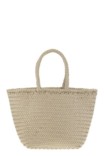 Dragon Grace Basket Small - Woven Leather Bag