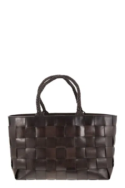 Dragon Japan Tote - Woven Leather Bag