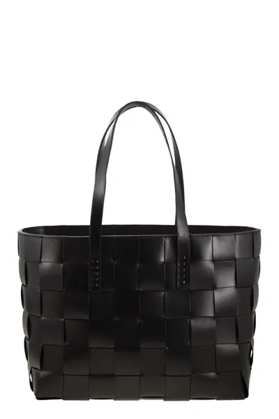 Dragon Japan Tote - Woven Leather Bag