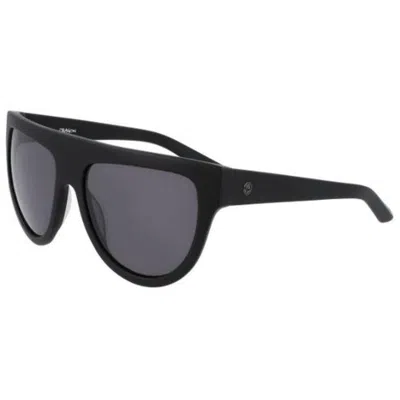 Dragon Ladies Black Rectangular Sunglasses Drduskll002 In ["black"]