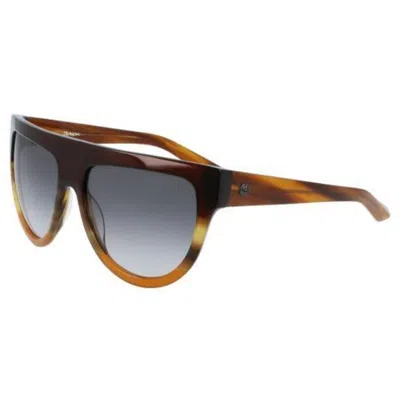 Dragon Ladies Brown Rectangular Sunglasses Drduskll259 In ["brown"]