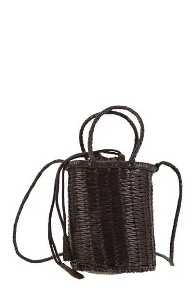 Dragon Lina Mini - Woven Leather Bag