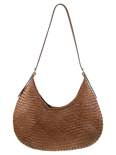 Dragon Luna Piena Woven Leather Bag