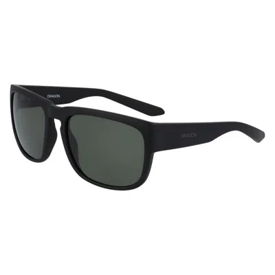 Dragon Men's Black Square Sunglasses Drrune00358