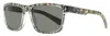 Dragon Men's Rectangular Sunglasses Reed Ll 426 Bryan Iguchi 57mm In Multi