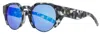 Dragon Men's Round Sunglasses Compass Ll Ion 462 Matte Gray Tortoise 51mm In Multi