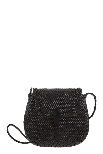 Dragon Mini City Bag - Woven Leather Bag