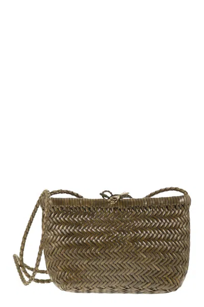 Dragon Minsu - Mini Woven Leather Bag
