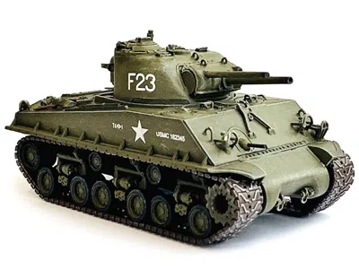 Dragon Models United States M4a3 Hvss Poa-cws-h5 Flamethrower Tank Olive Drab F-23 "us Marine Corps Korea" (1951) In Green