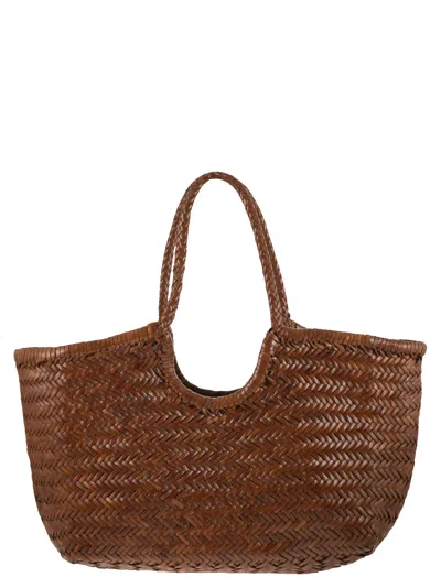 Dragon Nantucket - Leather Basket Bag In Pattern