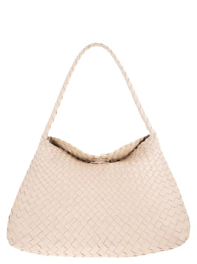 Dragon Santa Maria - Woven Leather Bag In Orange