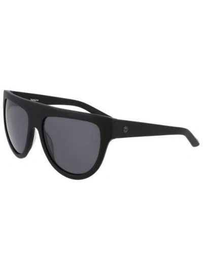Dragon Sleek Mini Plastic Women's Sunglasses In Black