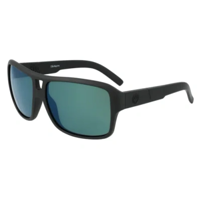 Pre-owned Dragon The Jam Small Ll H2o Polar Black H2o/ll Petrol Polarized Lens Sunglasses In Matte Black H2o / Ll Petrol Polarized