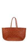 Dragon Triple Jump Big Woven Leather Bag