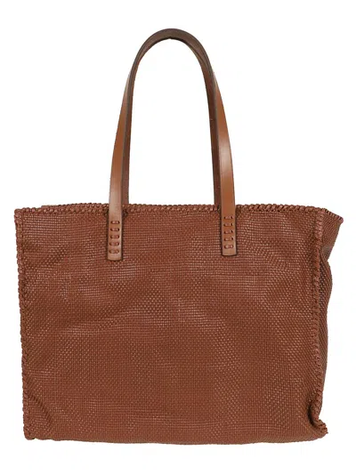Dragon Un Check Weave In Brown