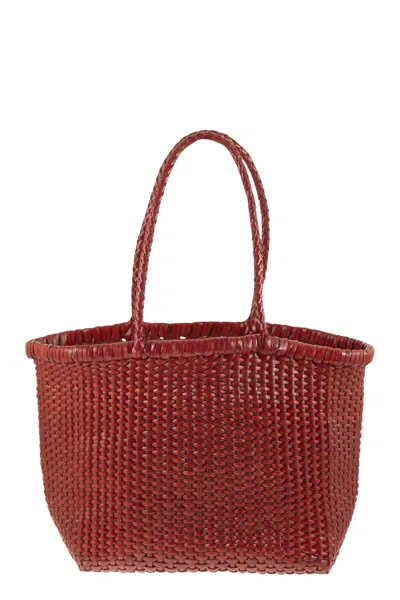 Dragon Weave - Braided Leather Bag S