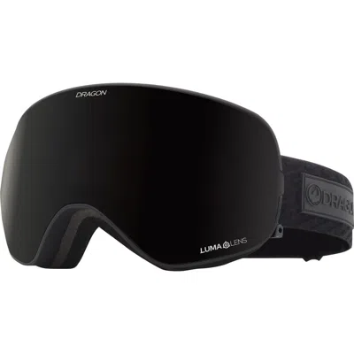 Dragon X2s 72mm Spherical Snow Goggles With Bonus Lenses In Black