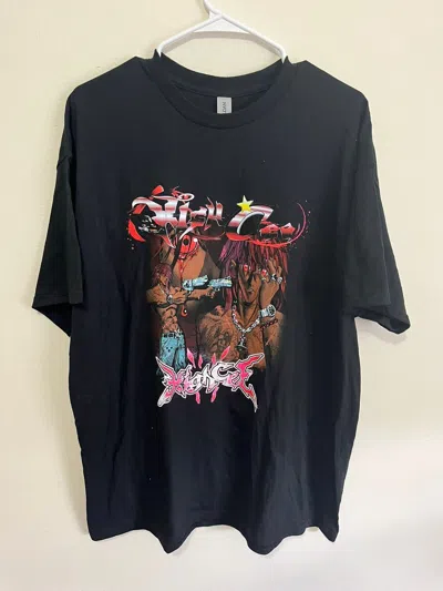 Pre-owned Drain Gang X Goth&money Hi-c Rcb Vamp Boi Clique Tour Anime T-shirt Black | Xl