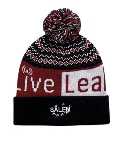 Pre-owned Drain Gang X Haunted Mound Salem/s4lem-live Leak Beanie Sematary Drain Bladee In Red