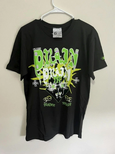 Pre-owned Drain Gang X Sad Boys Bladee Face Shield Nyc Exclusive T-shirt Black | M