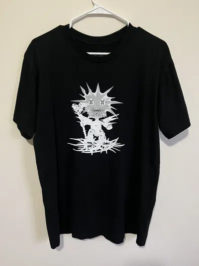 Pre-owned Drain Gang X Sad Boys Drain Gang D9 Chaos T-shirt Black | L