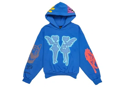 Pre-owned Drake Men's  Fatd For All The Dogs Hoodie In Blue