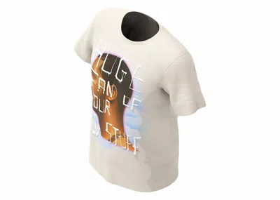 Pre-owned Drake Men's  Nwts Huge Fan Tee Shirt In Cream In White