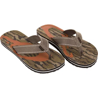 Drake Waterfowl Lakeshore Flip Flop Sandals In Green