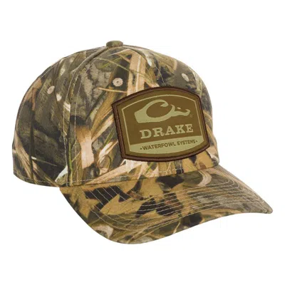 Drake Waterfowl Men's  6-panel Badge Adjustable Hat In Green