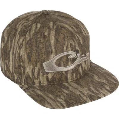 Drake Waterfowl Men's  Camo Flat Bill Adjustable Hat In Brown