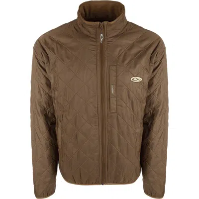 Drake Waterfowl Men's  Delta Fleece-lined Quilted Softshell Jacket In Brown