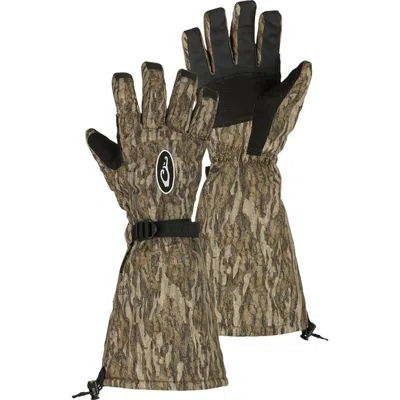 Drake Waterfowl Men's  Double Duty Decoy Waterproof Hunting Gloves In Burgundy