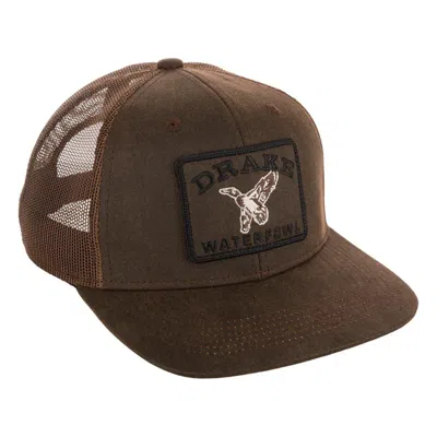 Drake Waterfowl Men's  Duck Patch Mesh Back Adjustable Hat In Brown