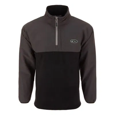 Drake Waterfowl Men's  Eqwader Half Zip Pullover In Black