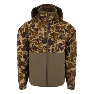 Drake Waterfowl Men's  Lst Bmf Eqwader With Primaloft Hooded Jacket In Brown