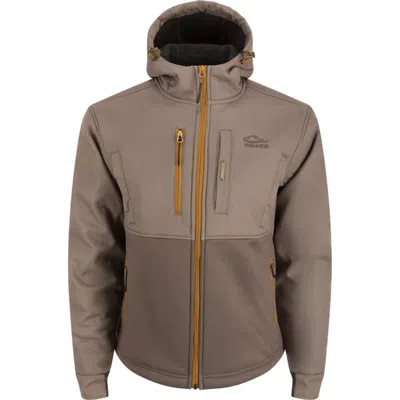 Drake Waterfowl Men's  Mst Hole Shot Eqwader Hooded Shell Jacket In Gray