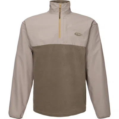Drake Waterfowl Men's  Mst Quarter Zip Refuge Eqwader Jacket 1/4 Zip Pullover In Brown