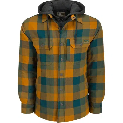 Drake Waterfowl Men's  The Campfire Flannel Hoodie In Multi