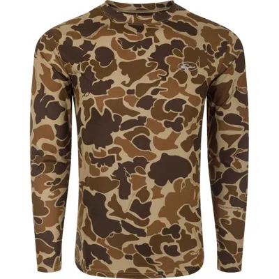 Drake Waterfowl Kids' Youth  Est Camo Performance T-shirt In Multi
