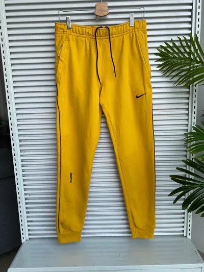 Pre-owned Drake X Nike Nocta By Drake Sweatpants In Yellow