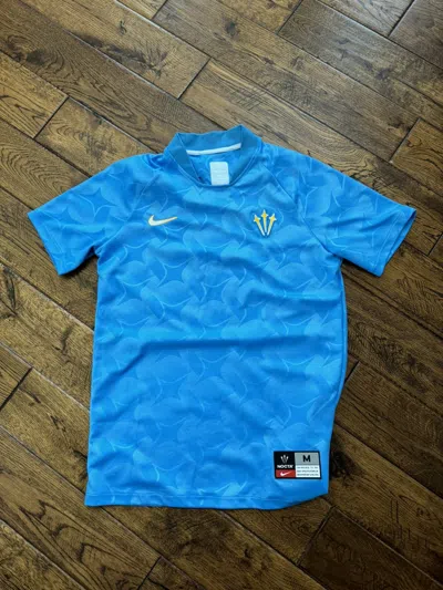 Pre-owned Drake X Nike Nocta Distant Regards Soccer Jersey In Blue