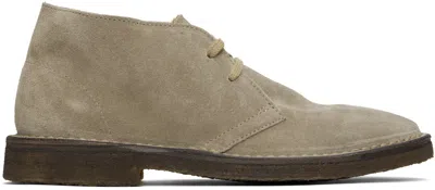 Drake's Beige Clifford Desert Boots In 300 Sand Suede