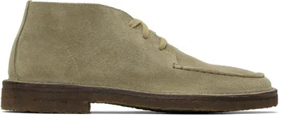 Drake's Beige Crosby Moc-toe Chukka Boots In 300 Sand Suede