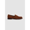 DRAKE'S CHARLES GOODYEAR WELTED PENNY LOAFER SNUFF SUEDE