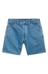 Drake's Five-pocket Denim Shorts In Blue