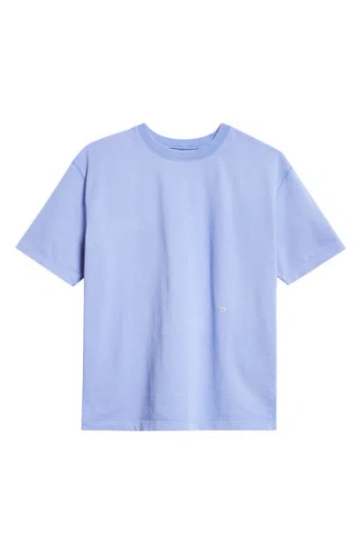 Drake's Lavender Chainstitch Short Sleeve Hiking T-shirt In 200 Lavender Blue