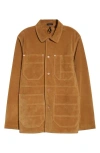 DRAKE'S DRAKE'S WELDER SUEDE CHORE JACKET