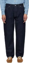 DRAKE'S INDIGO STONE WASH 14.2OZ JAPANESE SELVEDGE JEANS