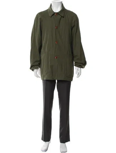 Pre-owned Drake's Jacket In Green