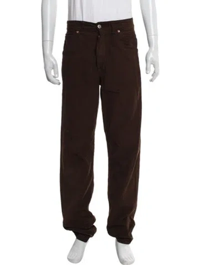 Pre-owned Drake's Joggers In Brown